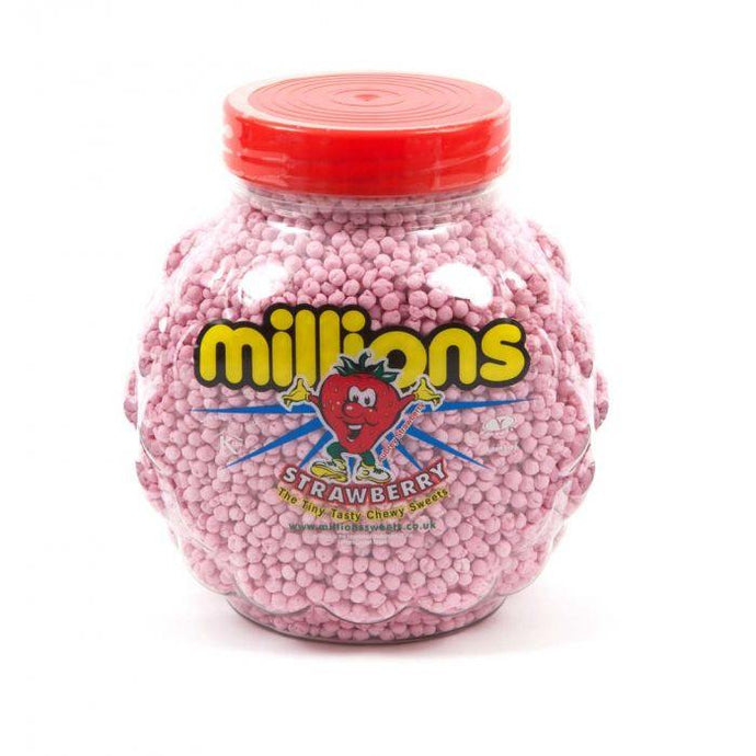 Millions Strawberry Bag 200g - The Bath Sweet Shop