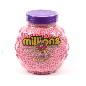 Millions Raspberry Bag 200g - The Bath Sweet Shop
