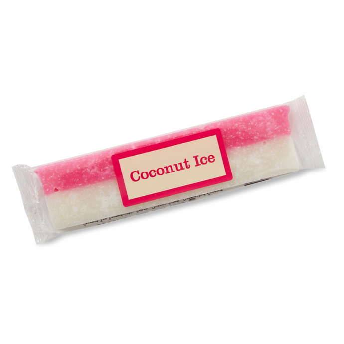 Real Candy Coconut Ice Bar 150g - The Bath Sweet Shop