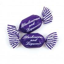 Blackcurrant & Liquorice Bag 200g - The Bath Sweet Shop