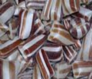 Large Brown & White Humbugs Bag 165g