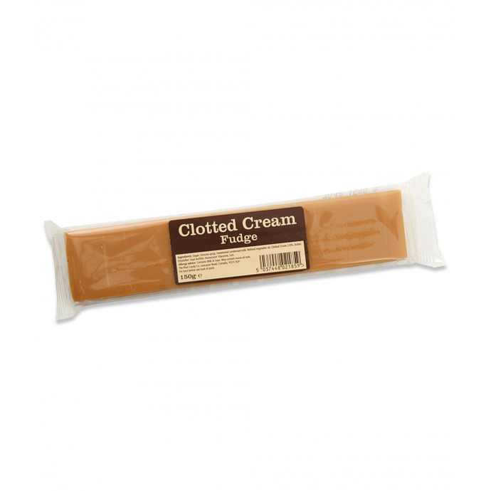 RC Clotted Cream Fudge Bar 150g - The Bath Sweet Shop