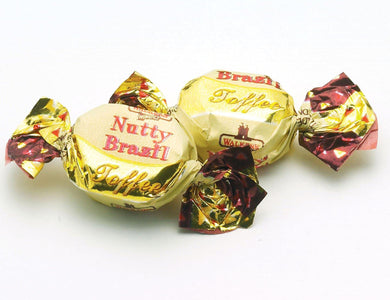 Nutty Brazil Toffee Bag 200g - The Bath Sweet Shop