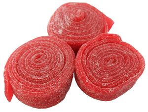 Red Liquorice Rolls Bag 3pcs - The Bath Sweet Shop