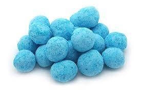 Traditional Blue Raspberry Bonbons Bag 200g - The Bath Sweet Shop